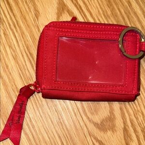 Vera Bradley Red Phone Wallet with Key Ring